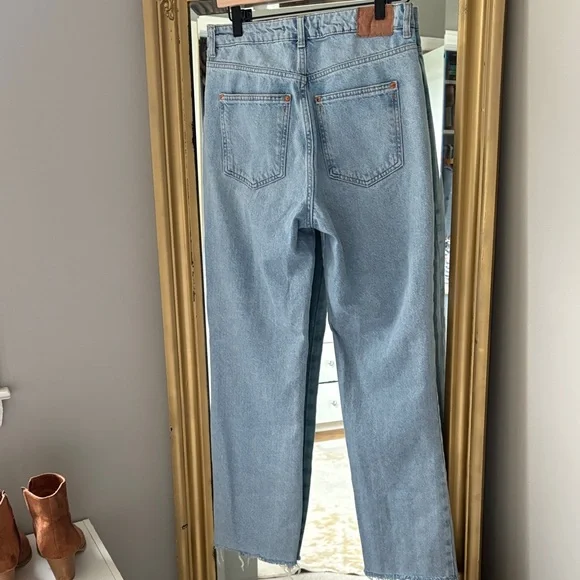 Zara denim with raw hem - Picture 5 of 6